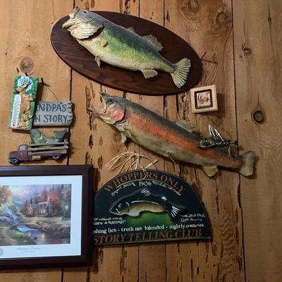 Taxidermy Fish And Wall Decor
