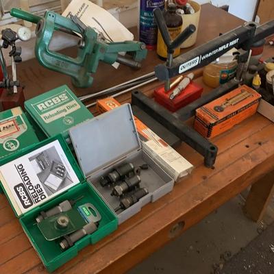 Lot Of Ammo Reloading Tools Table Not Included 
