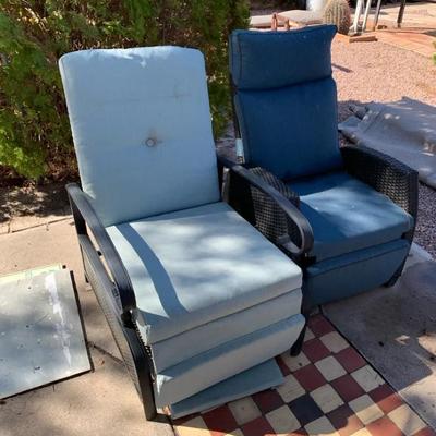 Blue Outdoor Chairs 