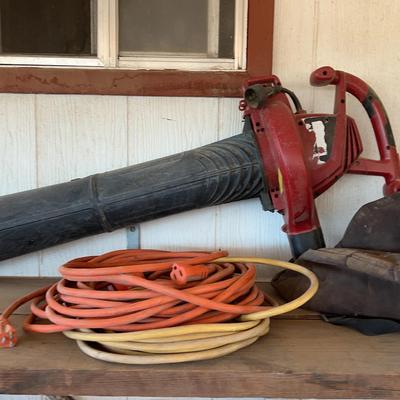 Leaf Blower With Extension Chords