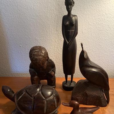 Iron Wood Figurines 
