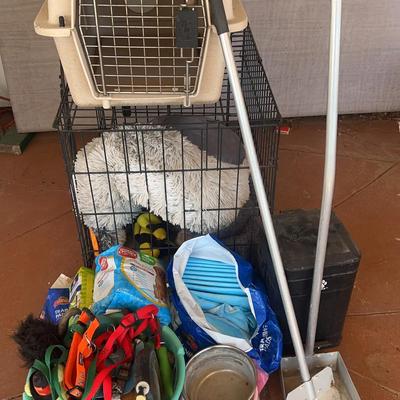 Pet Supplies- Crates, Dog Pads, Toys, Bowls, And Scoopers