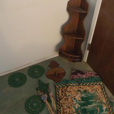 Corner Shelf, Tapestries And Decor