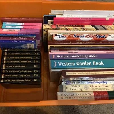 Books On Multiple Topics Like Cooking, Landscaping, Fishing Etc
