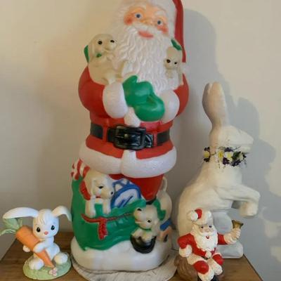 Large Santa Decoration And Holiday Decor