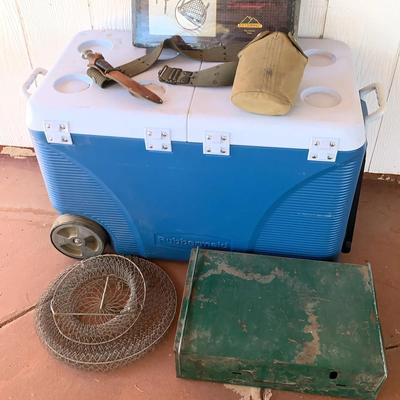 Camping Goods Cooler And Grills 