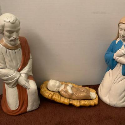 Ceramic Nativity Set