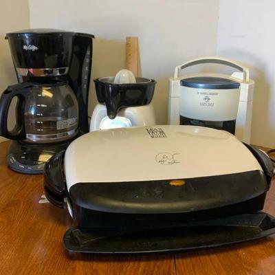 Forman Grill, Mr Coffee, Proctor Silex Juicer