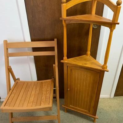 4 Tier Corner Piece W/ Chair