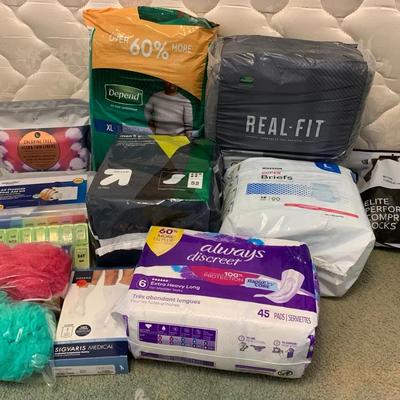 Briefs, Socks, Underwear, And Pads
