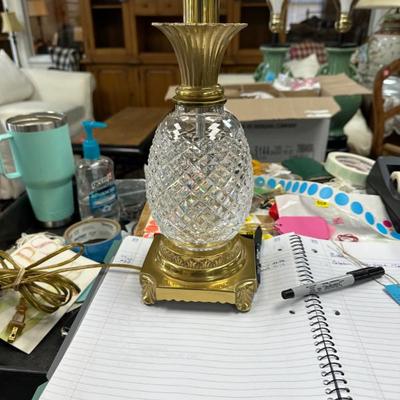 Sale Photo Thumbnail #29: Waterford Crystal lamp