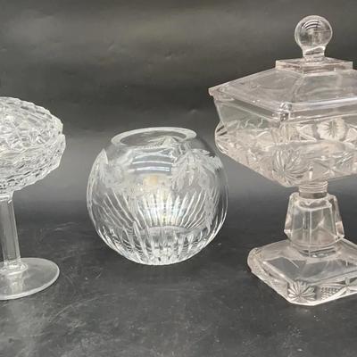 BJ220 Fostoria American Lid Candy Dish