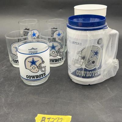 BJ272 Dallas Cowboys Collectible Glasses 