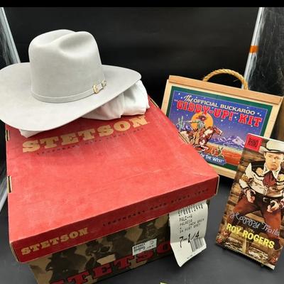 BJ367 Mans Stetson Cowboy Hat 7 1/4 & More 
