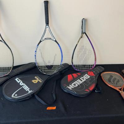 BJ155 Tennis & Racket Ball Rackets W/Cases