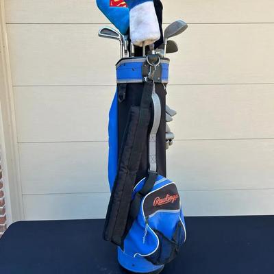 BJ129 HEAD & Other Brands Of Golf Clubs & Rawlings Golf Bag