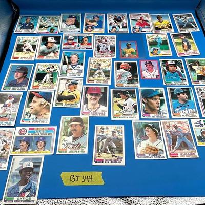 BJ344 1982-83 Baseball Trading Cards Part 2
