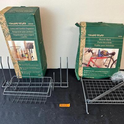 BJ153 Garden Tool & Bicycle Metal Wall Hanging Racks 