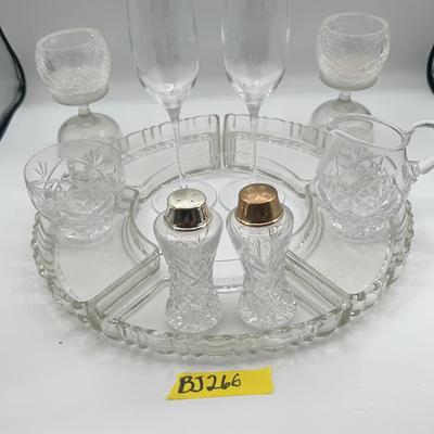 BJ266 Tiffany Crystal Stemware And More