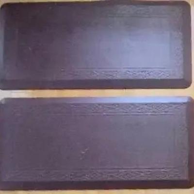 Set of 2 PureLux Anti-Fatigue Comfort Kitchen Mats and Door Mats Assortment 