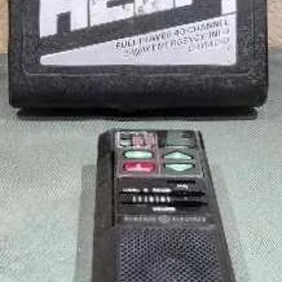 GE Full Power 40 Channel 2-Way Emergency/Info CB Radio and Case