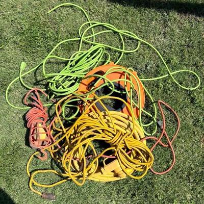 Cord Assortment And Hanging Light