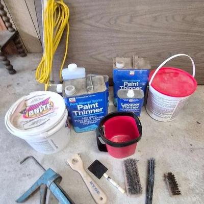 Work Light, Paint Thinner, Painting Supplies, & More