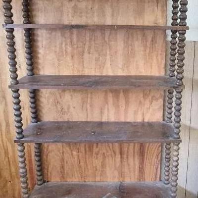 Vintage 5 Tier Wooden Shelf