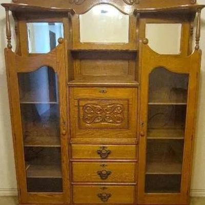 Antique Locking Cabinet