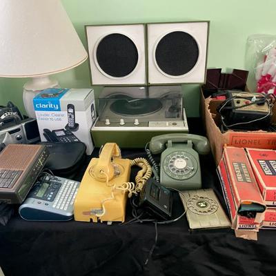 Turntable, phones