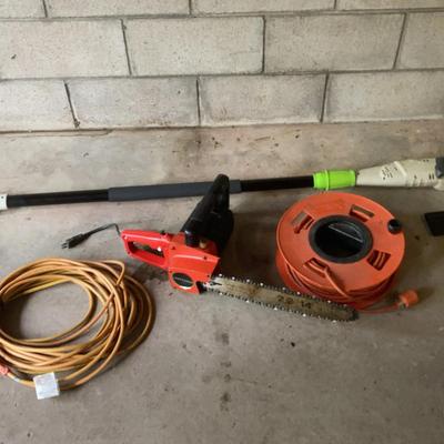 Sale Photo Thumbnail #39: Electric Chainsaws with Extension Cords