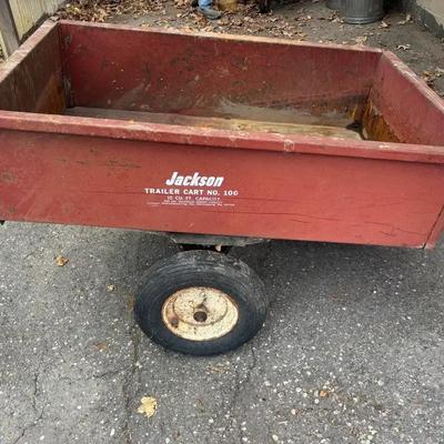 Sale Photo Thumbnail #51: Jackson 10 Cu. Ft. Lawn Tractor Trailer