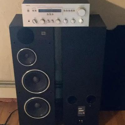 Home Stereo Receiver & Speakers