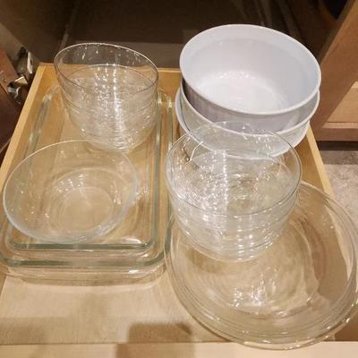 Corning Ware Serving Dishes, Casserole Dishes, Glass Pie Plates, Glass Bowls