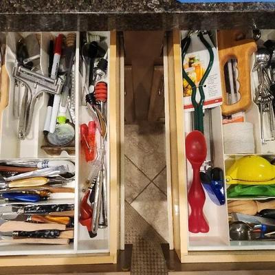 Various Kitchen Tools And Utensils 