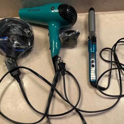 Revlon Hair Dryer & Conair InfinitiPro Curling Iron