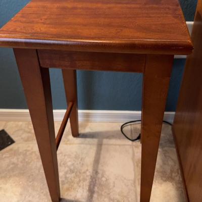Wood Square Side Table
