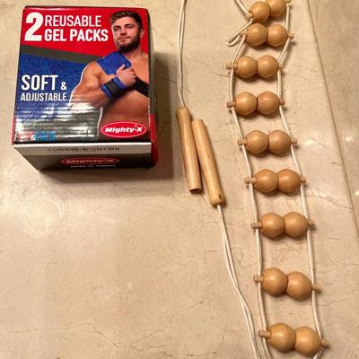 Heating Gel Packs & Wooden Massager