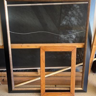 Large Frames - Nice Wood.  No Glass