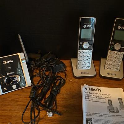 AT&T Cordless Phones With Base And Instructions