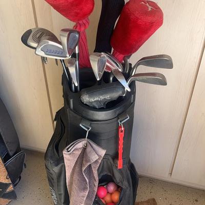 Women’s Golf Clubs - Callaway, Lady SL In Bag With Colorful Balls