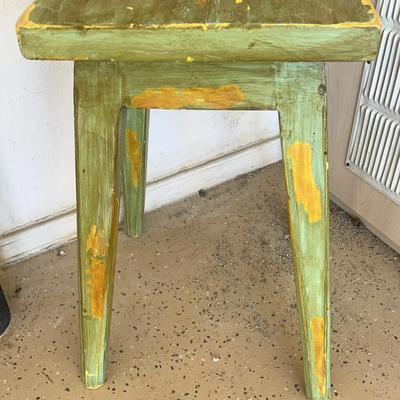 Cute! Small Green Stool
