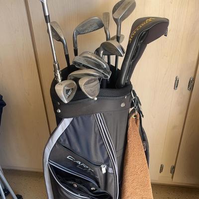 Men’s Golf Clubs - Warrior, Mitsubishi, Orlimar In Cart Lite Bag