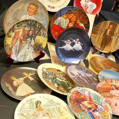 Porcelain Collectible Plates Featuring Braden, Edwin Knowles & The Hamilton Collection