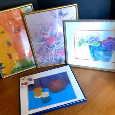 Framed Art Prints & Watercolors Featuring Local Artists
