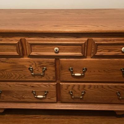 Keller Wooden Dresser with Seven Drawers