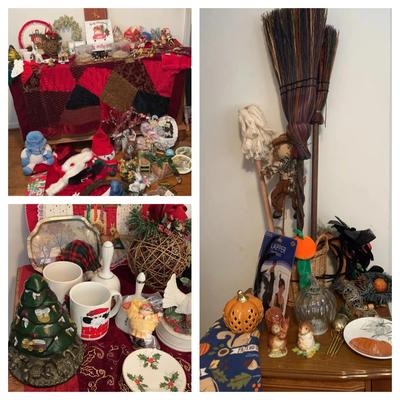 Holiday & Seasonal Decor Collection Featuring Christmas, Halloween & Thanksgiving