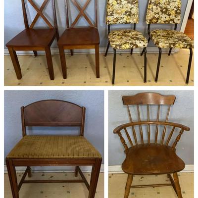 Collection of Vintage Chairs  
