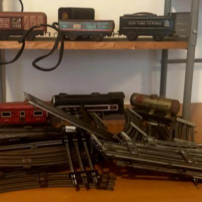 Vintage Train Set Featuring New York Central & Assorted Cars