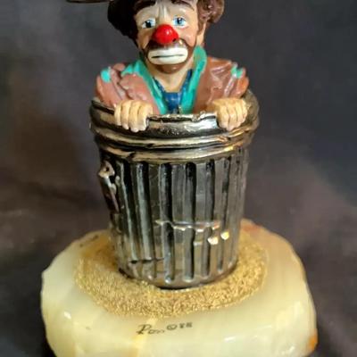 Ron Lee Signed & Numbered Clown Sculpture “In Over My Head”
